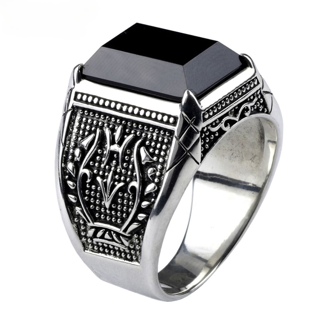 Anel de Prata com Pedra | Caveira Roots, image size:1080x1080