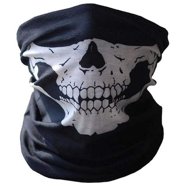 Cagoule Tête De Mort Masque Moto Biker Cache Nez Skull Face Tour De Cou